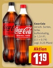 Coca-Cola im Angebot bei REWE in Neuss Coca-Cola Angebote von Coca-Cola bei REWE Neuss für 1,19 €