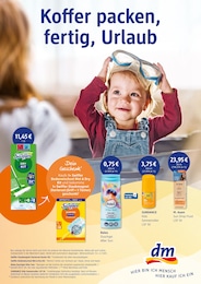 dm-drogerie markt Prospekt "Koffer packen, fertig, Urlaub", 6 Seiten, 18.06.2025 - 06.07.2025 dm-drogerie markt Prospekt "Koffer packen, fertig, Urlaub", 6 Seiten, 18.06.2025 - 06.07.2025