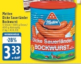 EDEKA Köln - Dicke Sauerländer Bockwurst Angebot im Prospekt Dicke Sauerländer Bockwurst bei EDEKA im Köln Prospekt für 3,33 €